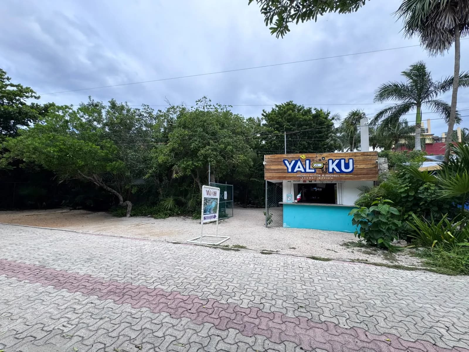 Entrada de la laguna de Yalku en Akumal, Quintana Roo